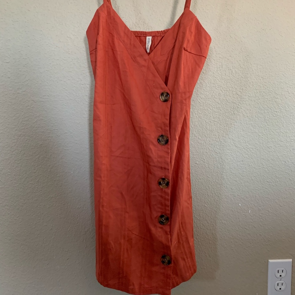 Tight fitted button up dress